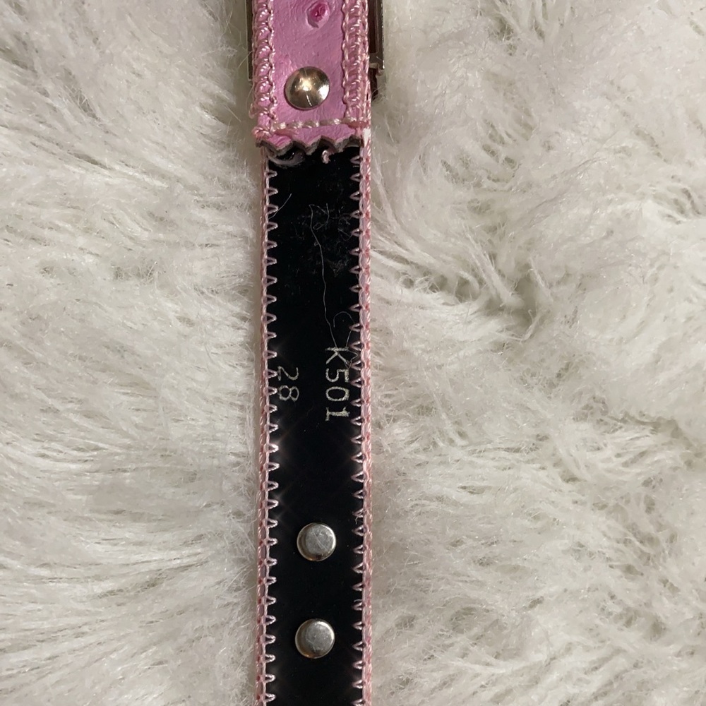 Country Couture Ostrich Rhinestone Belt Western Rodeo - Picture 4 of 5